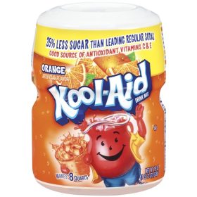 Kool-Aid Drink Mix Sugar Sweetened Orange - 538g