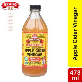 Bragg - Organic Raw- Unfiltered Apple Cider Vinegar - 473ml
