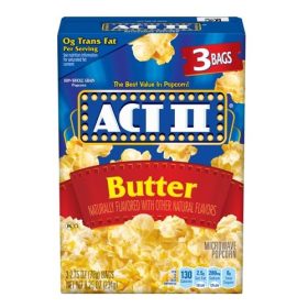 Act II Popcorn - Butter Flavour - 3 Bag