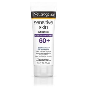 Neutrogena Sensitive Skin Sunscreen Lotion with Broad Spectrum SPF 60+