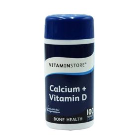 Vitamin Store Calcium + Vitamin D Food Supplement | 100 Tablets