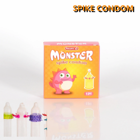 Recare Monster Spike Condom Yellow - 1 PC