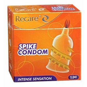 Recare Spike Condom Intense Sensation Orange - 1 Condom
