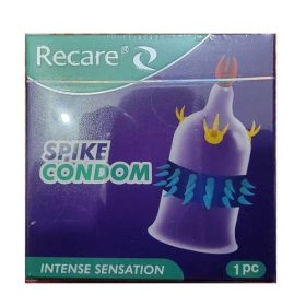 Recare Spike Condom Intense Sensation Violet - 1 Condom