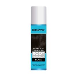 Derma V10 Root Retouch Instant Hair Spray Black 75ml