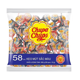 Chupa Chups Lollipops Tongue Painter 9.3g X 58 Lollipop