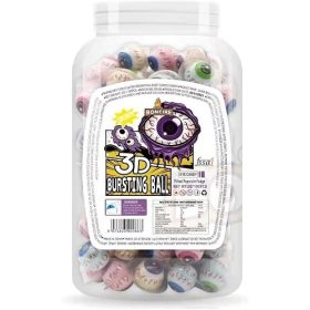 Bonfire Explosion 3D Bursting Eye Fruit Punch Candy 10g 30Pcs Jar