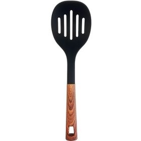 Soft Touch Nylon Skimmer with Wood Grain Handle and Hanging Hole