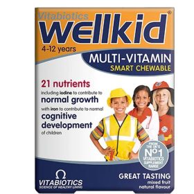 VITABIOTICS Wellkid Multi-Vitamin Smart Chewable 30 Tablets