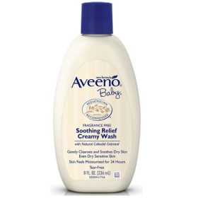 Aveeno Baby Soothing Relief Creamy Wash Fragrance Free - 236ml