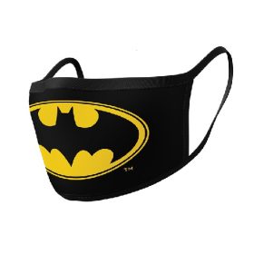 Batman Logo Premium Face Covers - 2 pieces