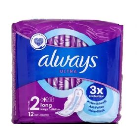 Always Ultra Long 12 Sanitary Napkins Size