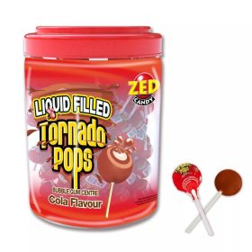 Liquid Filled Tornado Pops - Cola Flavour