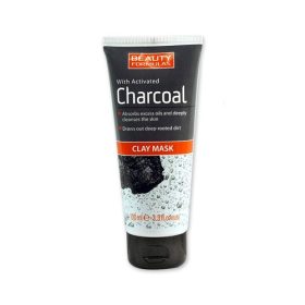 Beauty Formulas Activated Charcoal Clay Mask 100ml