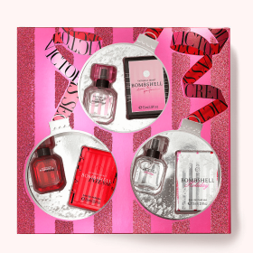 Victoria's Secret Bombshell Edition Beauty Fragrance Perfume Trio Gift Set