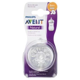 Avent Natural Fast Flow Nipples 6m+ 2 Pack