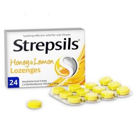Strepsils Honey & Lemon Lozenges 24Pcs