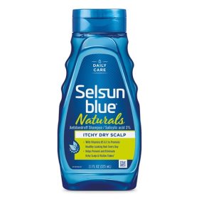 Selsum Blue Dandruff Shampoo Naturals Itchy Dry Scalp