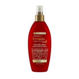 Ogx Frizz-free + Keratin Smoothing Oil Miracle Gloss 5 In 1 Spray - 200 ml