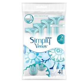 Gillette Simply Venus Women's Disposable Razors - 4 Count