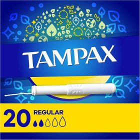 Tampax Regular 20 Cardboard Applicator
