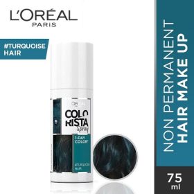 Loreal ColoRista 1day Turquoise Hair Color Spray 75ml