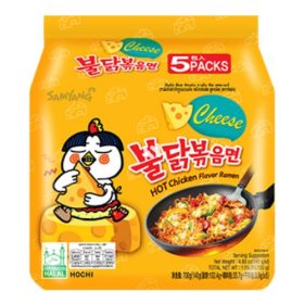 Samyang Hot Chicken with Cheese Ramen - 5 Pack