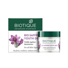 Biotique Ayurveda Bio saffron Youth Dew Visibly Ageless Moisturizer 50g