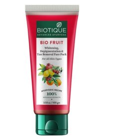BIOTIQUE Bio Fruit Whitening & Depigmentation Face Pack 100g