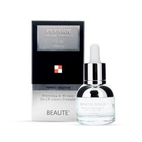 Beaute White Gold Peptide Repair Ampoule for Freckles and Melasma Treatment - 30ml