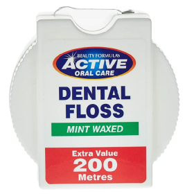 Beauty Formula Active Mint.Waxed 200M Dental Floss