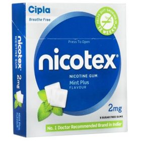Cipla Nicotex Nicotine Gum - 2 mg