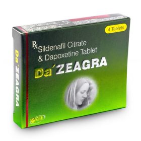 DA Zeagra Sildenafil Citrate & Dapoxetine Tablets - 4 Tablets