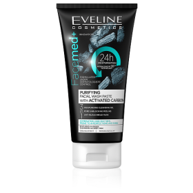 EVELINE Facemed+ Purifying Facial Wash Paste with Activated Carbon 150ml