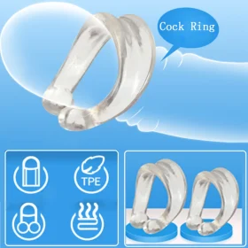 C Type Foreskin Correction Resistance Ring Male Penis Delay Ejaculation Cock Ring
