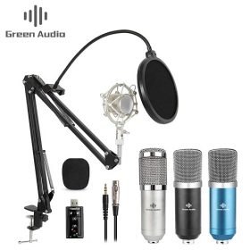 BM 800 Green Audio Microphone Professional Studio Condenser Sound Recording Microphone