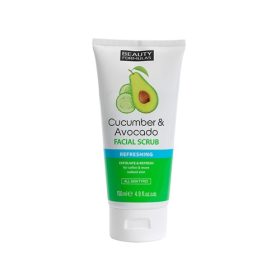 Beauty Formulas Cucumber & Avocado Facial Scrub - 150ml