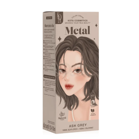 Kota Cosmetics Metal Hair Color Cream Ash Grey 100ml