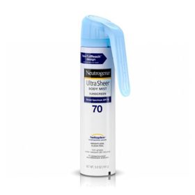 Neutrogena Ultra Sheer Body Mist Sunscreen SPF 70