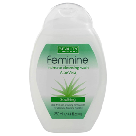 Beauty Formulas Feminine Intimate Cleansing Wash Aloe Vera Soothing 250ml