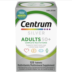 Centrum Silver Multivitamin for Adults 50 plus - 125 Tablets