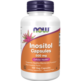 Now Foods Inositol 500 mg | 100 Veg Capsules