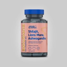 Applied Nutrition Shilajit, Lions Mane, Ashwagandha Capsules | 60 Capsules