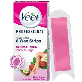 Veet Professional Normal Skin Hair Removal Wax Strips 8 Strips