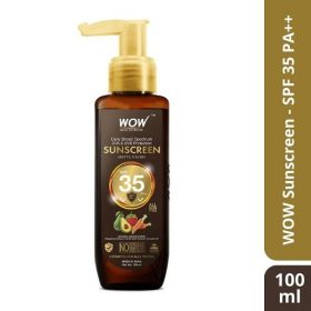 WOW Skin Science Sunscreen Matte Finish SPF 35 PA++ Daily Broad Spectrum 100ml