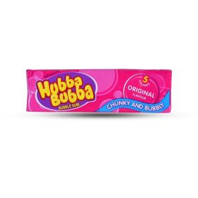Wrigleys Hubba Bubba Bubble Gum Original Flavour 5 Chunks 35g