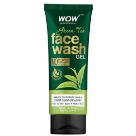 Wow Green Tea Face Wash Gel 100ml