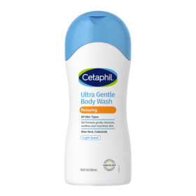 4+  7 VIDEOS Cetaphil Ultra Gentle Refreshing Body Wash, For Dry to Normal, Sensitive Skin, 16.9oz, with Aloe Vera, Calendula, Vitamin B5, Hypoallergenic, Fragrance Free, Dermatologist Tested