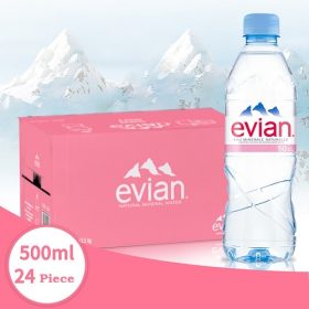 evian Natural Mineral Water - 500ml - 24pcs