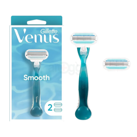 Gillette Venus Smooth razor for women, women's razor + 2 razor blades